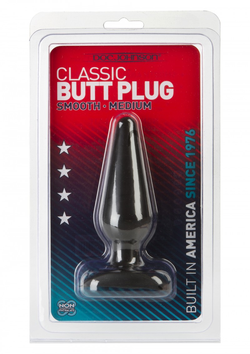 Análny kolík DOC JOHNSON CLASSIC BUTT PLUG SMOOTH MEDIUM